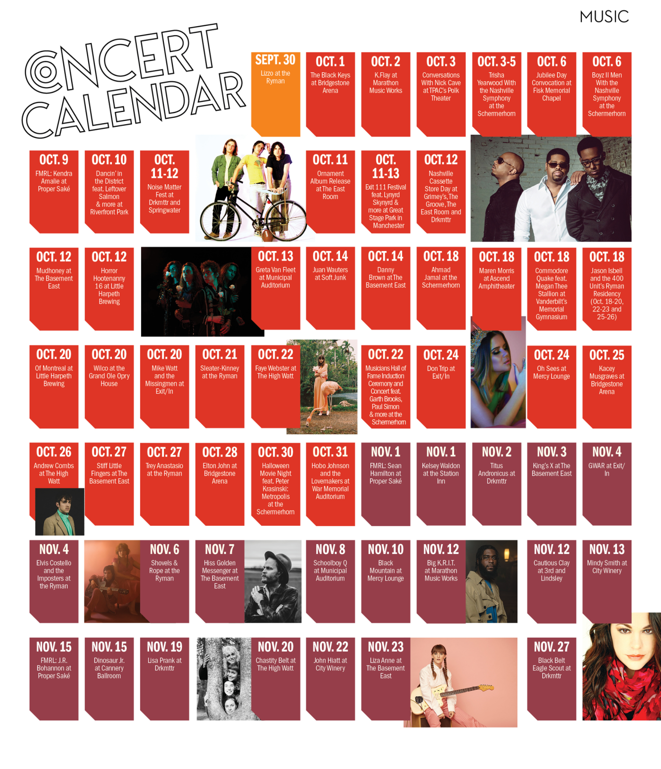 Fall Guide 2019: A Bumper Crop of Concerts